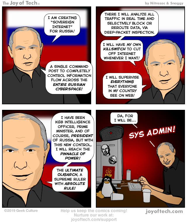 Putin's Sovereign Internet