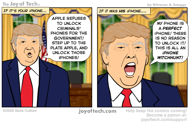 Trump: step up Apple!