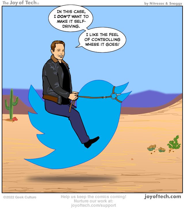 Musk Mounts Twitter!