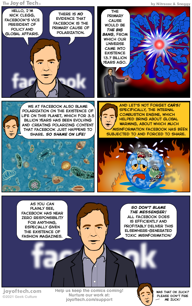 It's not Facebook's fault!